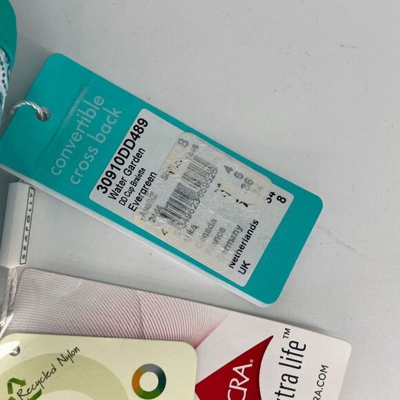 Seafolly Watergarden Womens Evergreen New DD Bralette Bikini Top US 4 - Picture 6 of 9